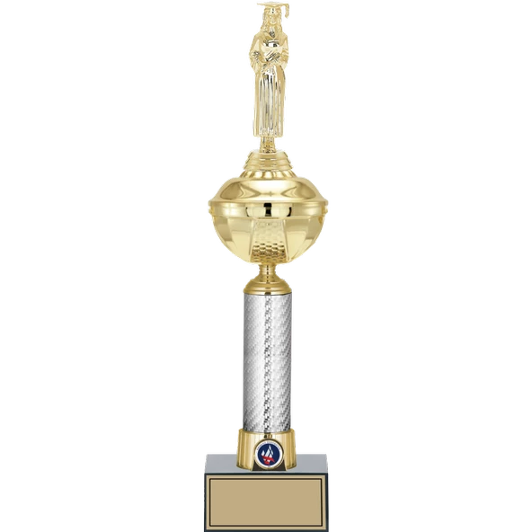 ODAK KUPA - Figürlü Kupalar - Mezuniyet Kadın Figürlü Kupalar FG-057 A - 46 cm ürün görseli 1
