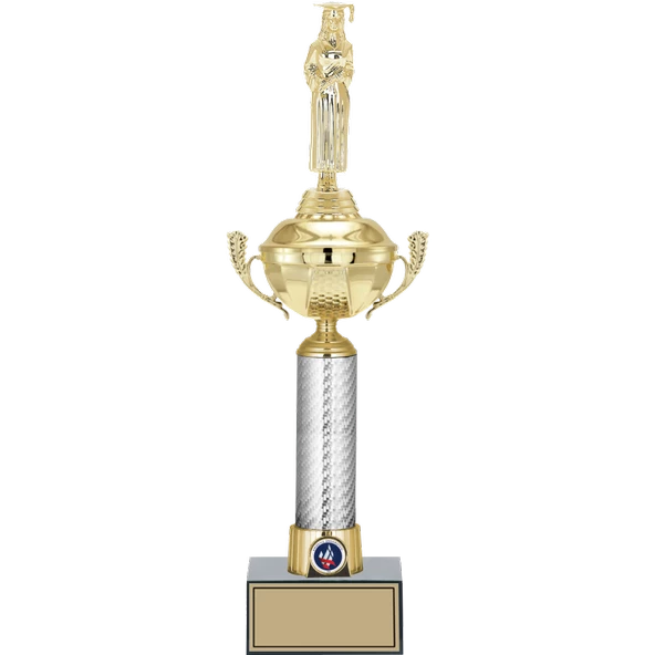 ODAK KUPA - Figürlü Kupalar - Mezuniyet Kadın Figürlü Kupalar FG-058 A - 46 cm ürün görseli 1