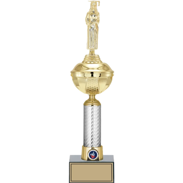 ODAK KUPA - Figürlü Kupalar - Mezuniyet Kadın Figürlü Kupalar FG-057 B - 43 cm ürün görseli 1