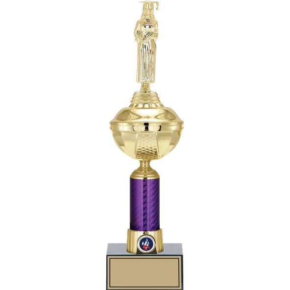 ODAK KUPA - Figürlü Kupalar - Mezuniyet Kadın Figürlü Kupalar FG-059 C - 41 cm ürün görseli 1