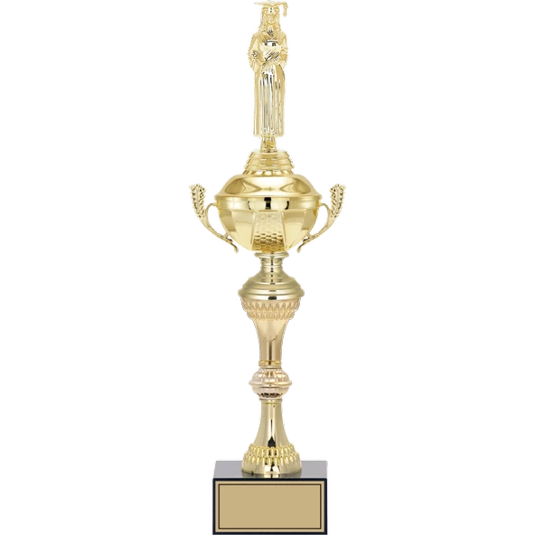ODAK KUPA - Figürlü Kupalar - Mezuniyet Kadın Figürlü Kupalar FG-062 C - 45 cm ürün görseli 1