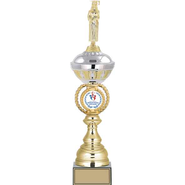 ODAK KUPA - Figürlü Kupalar - Mezuniyet Kadın Figürlü Kupalar FG-066 A - 50 cm ürün görseli 1