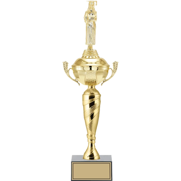 ODAK KUPA - Figürlü Kupalar - Mezuniyet Kadın Figürlü Kupalar FG-076 C - 45 cm ürün görseli 1