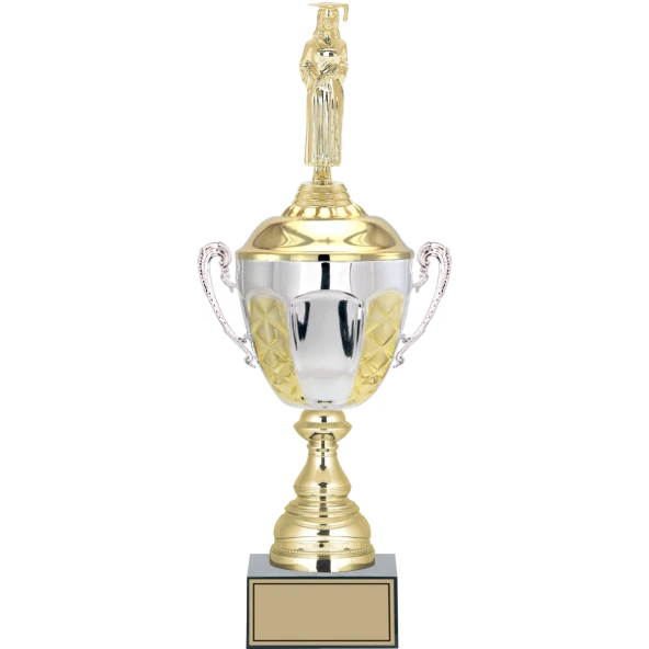 ODAK KUPA - Figürlü Kupalar - Mezuniyet Kadın Figürlü Kupalar FG-087 C - 44 cm ürün görseli 1