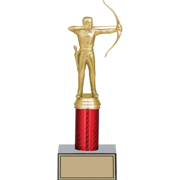 ODAK KUPA - Figürlü Kupalar - Okçu Figürlü Kupalar FG-004 B - 26 cm ürün görseli 1