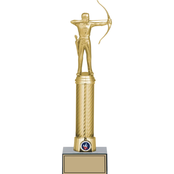 ODAK KUPA - Figürlü Kupalar - Okçu Figürlü Kupalar FG-008 A - 34 cm ürün görseli 1