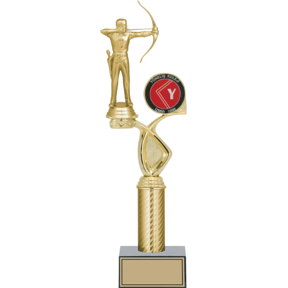 ODAK KUPA - Figürlü Kupalar - Okçu Figürlü Kupalar FG-015 B - 38 cm ürün görseli 1