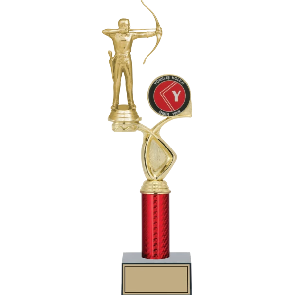 ODAK KUPA - Figürlü Kupalar - Okçu Figürlü Kupalar FG-016 B - 38 cm ürün görseli 1