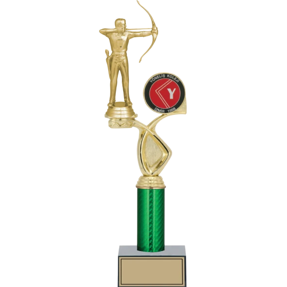 ODAK KUPA - Figürlü Kupalar - Okçu Figürlü Kupalar FG-018 B - 38 cm ürün görseli 1