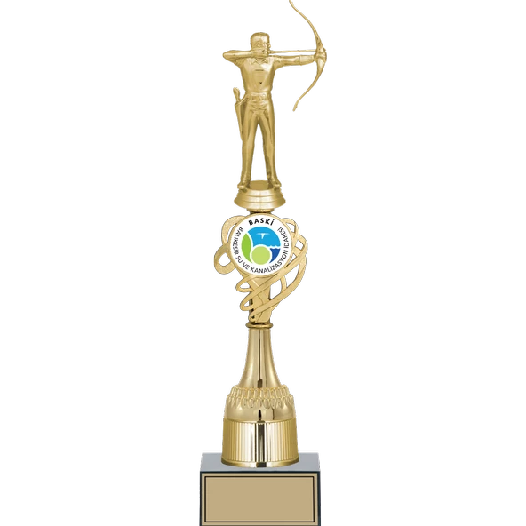 ODAK KUPA - Figürlü Kupalar - Okçu Figürlü Kupalar FG-033 B - 41 cm ürün görseli 1
