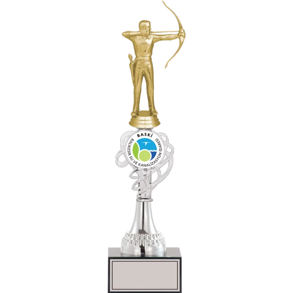 ODAK KUPA - Figürlü Kupalar - Okçu Figürlü Kupalar FG-034 B - 37 cm ürün görseli 1