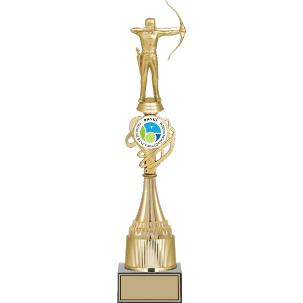 ODAK KUPA - Figürlü Kupalar - Okçu Figürlü Kupalar FG-036 A - 44 cm ürün görseli 1