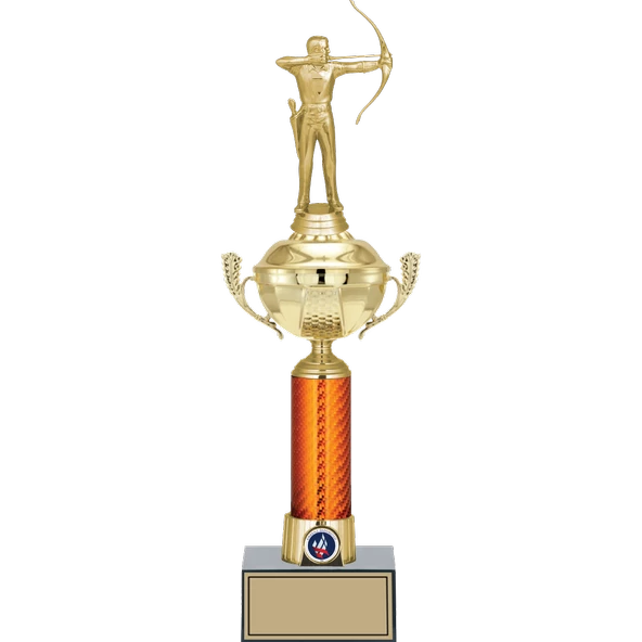 ODAK KUPA - Figürlü Kupalar - Okçu Figürlü Kupalar FG-056 B - 44 cm ürün görseli 1