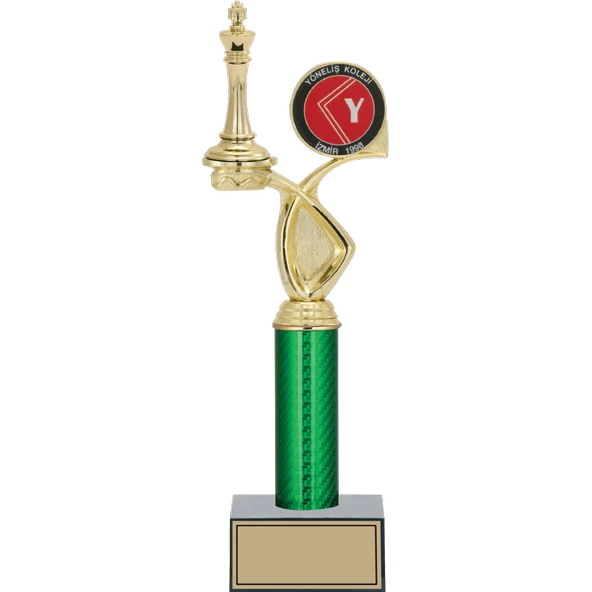 ODAK KUPA - Figürlü Kupalar - Satranç Figürlü Kupalar FG-018 A - 36 cm ürün görseli 1