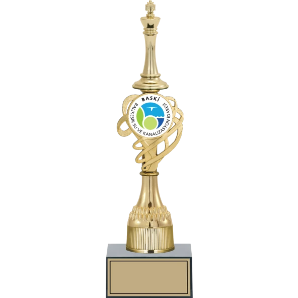 ODAK KUPA - Figürlü Kupalar - Satranç Figürlü Kupalar FG-033 C - 34 cm ürün görseli 1