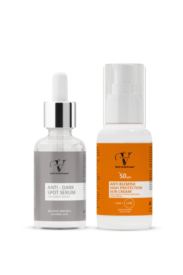 Vitanova Leke Karşı Günlük Cilt Bakım Seti Leke Karşı Serum + Güneş Kremi ürün görseli 1