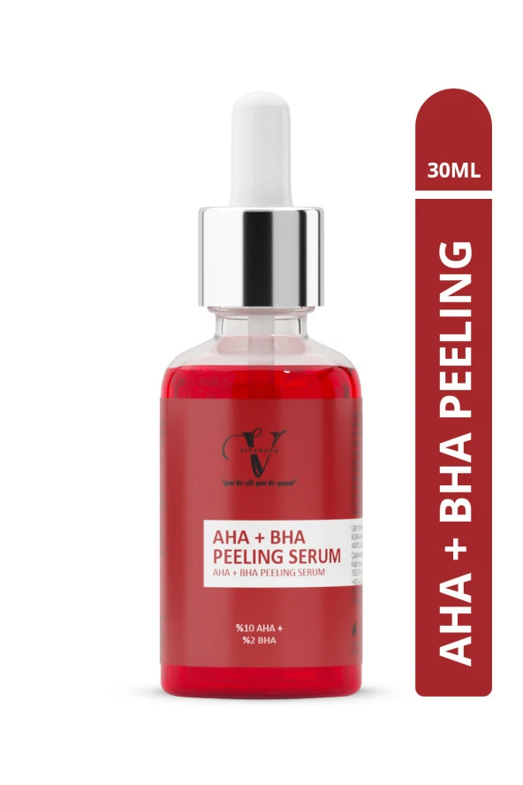 Vitanova Cilt Tonu Eşitleyici Kırmızı Peeling Serum 30 ml (Aha 10 + Bha 2) ürün görseli 1