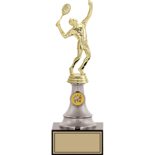ODAK KUPA - Figürlü Kupalar - Tenis Erkek Figürlü Kupalar FG-010 B - 28 cm ürün görseli 1