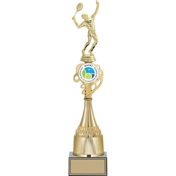 ODAK KUPA - Figürlü Kupalar - Tenis Erkek Figürlü Kupalar FG-033 A - 44 cm ürün görseli 1