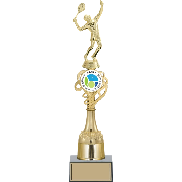 ODAK KUPA - Figürlü Kupalar - Tenis Erkek Figürlü Kupalar FG-033 B - 41 cm ürün görseli 1