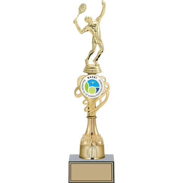 ODAK KUPA - Figürlü Kupalar - Tenis Erkek Figürlü Kupalar FG-033 C - 38 cm ürün görseli 1