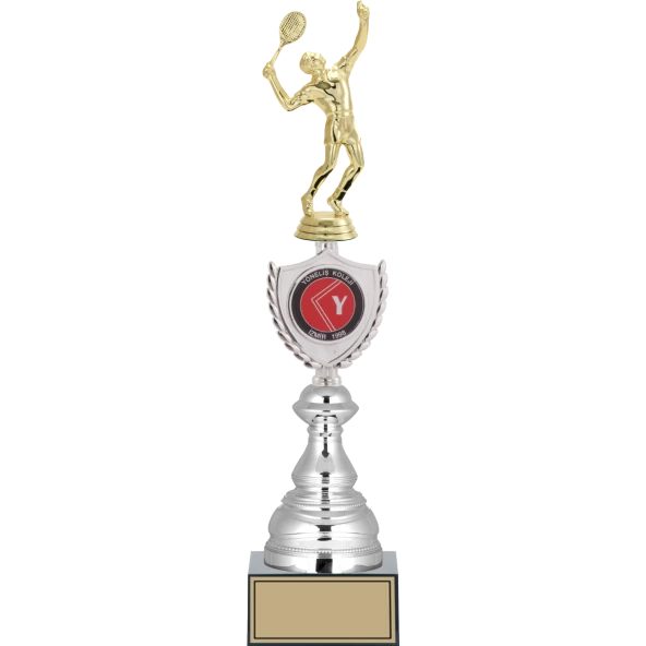 ODAK KUPA - Figürlü Kupalar - Tenis Erkek Figürlü Kupalar FG-035 B - 42 cm ürün görseli 1
