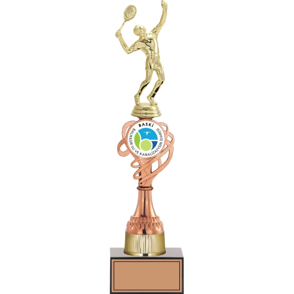 ODAK KUPA - Figürlü Kupalar - Tenis Erkek Figürlü Kupalar FG-036 C - 38 cm ürün görseli 1