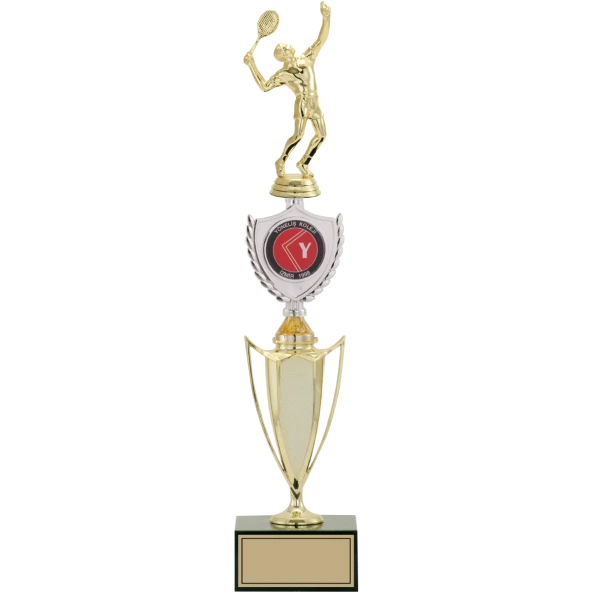 ODAK KUPA - Figürlü Kupalar - Tenis Erkek Figürlü Kupalar FG-042 B - 46 cm ürün görseli 1