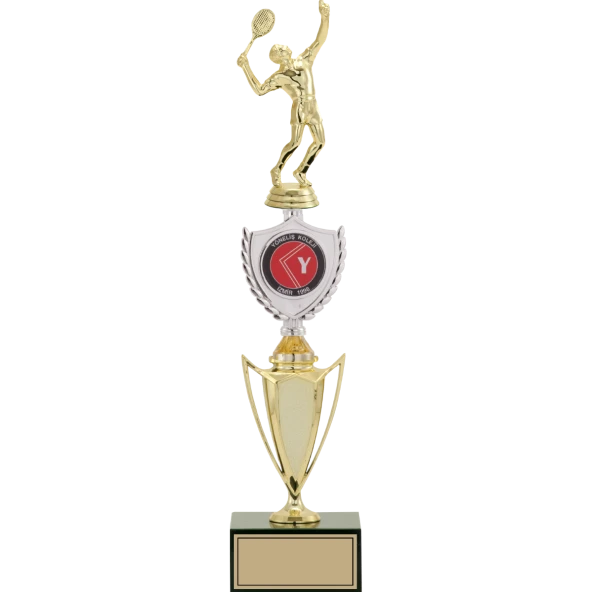ODAK KUPA - Figürlü Kupalar - Tenis Erkek Figürlü Kupalar FG-042 C - 44 cm ürün görseli 1