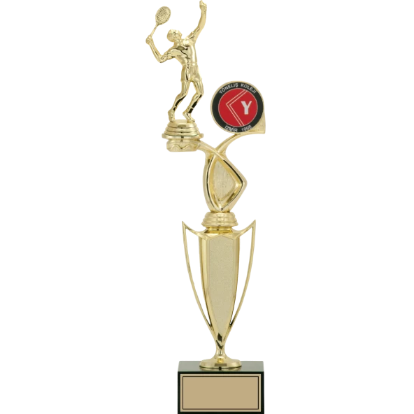 ODAK KUPA - Figürlü Kupalar - Tenis Erkek Figürlü Kupalar FG-043 A - 46 cm ürün görseli 1