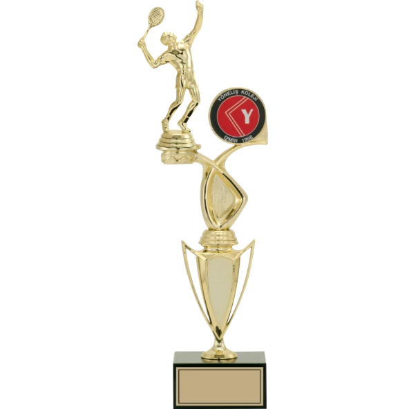 ODAK KUPA - Figürlü Kupalar - Tenis Erkek Figürlü Kupalar FG-043 C - 41 cm ürün görseli 1