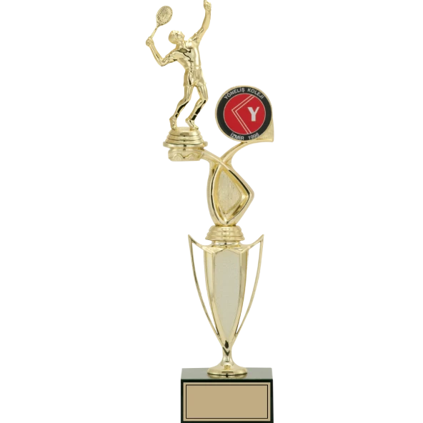 ODAK KUPA - Figürlü Kupalar - Tenis Erkek Figürlü Kupalar FG-043 B - 44 cm ürün görseli 1