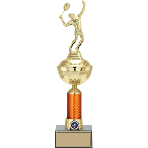 ODAK KUPA - Figürlü Kupalar - Tenis Erkek Figürlü Kupalar FG-055 C - 42 cm ürün görseli 1