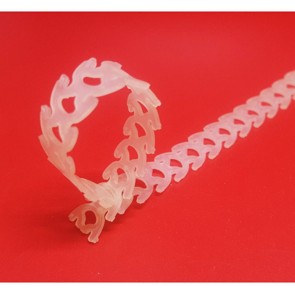 Esnek Kablo Bağı Plastik Kelepçe 10X300 mm 50 Adet Naturel ürün görseli 1