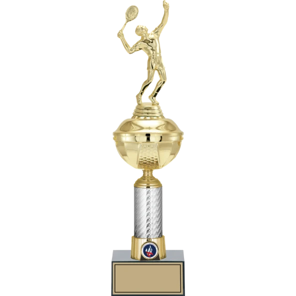 ODAK KUPA - Figürlü Kupalar - Tenis Erkek Figürlü Kupalar FG-057 C - 42 cm ürün görseli 1