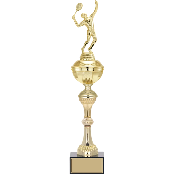 ODAK KUPA - Figürlü Kupalar - Tenis Erkek Figürlü Kupalar FG-061 B - 48 cm ürün görseli 1
