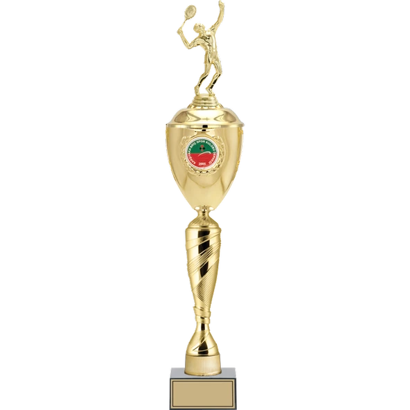 ODAK KUPA - Figürlü Kupalar - Tenis Erkek Figürlü Kupalar FG-083 B - 65 cm ürün görseli 1