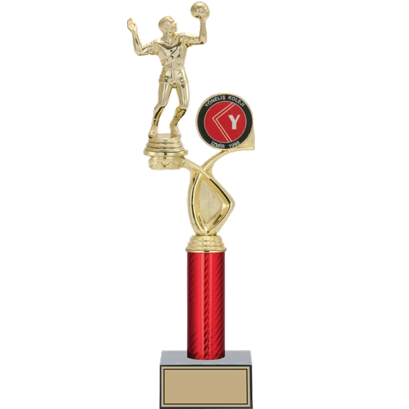 ODAK KUPA - Figürlü Kupalar - Voleybol Erkek Figürlü Kupalar FG-016 A - 40 cm ürün görseli 1