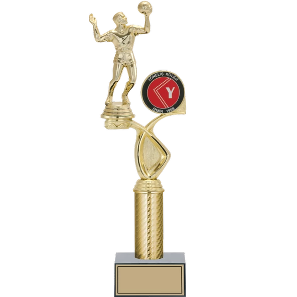 ODAK KUPA - Figürlü Kupalar - Voleybol Erkek Figürlü Kupalar FG-015 B - 38 cm ürün görseli 1