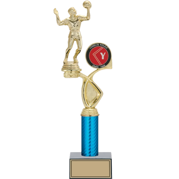 ODAK KUPA - Figürlü Kupalar - Voleybol Erkek Figürlü Kupalar FG-017 B - 38 cm ürün görseli 1