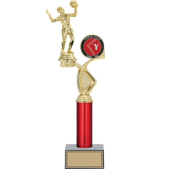 ODAK KUPA - Figürlü Kupalar - Voleybol Kadın Figürlü Kupalar FG-016 A - 40 cm ürün görseli 1