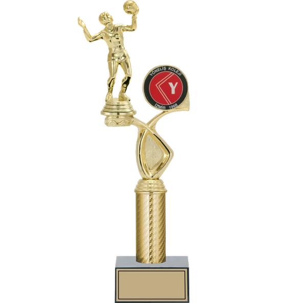 ODAK KUPA - Figürlü Kupalar - Voleybol Kadın Figürlü Kupalar FG-015 B - 38 cm ürün görseli 1