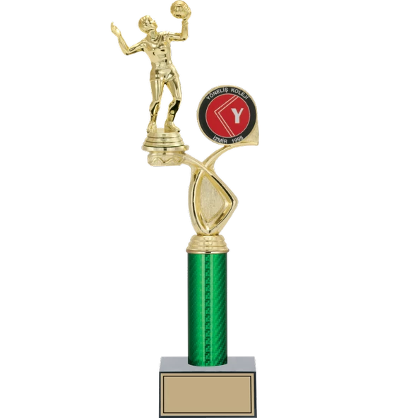 ODAK KUPA - Figürlü Kupalar - Voleybol Kadın Figürlü Kupalar FG-018 A - 40 cm ürün görseli 1