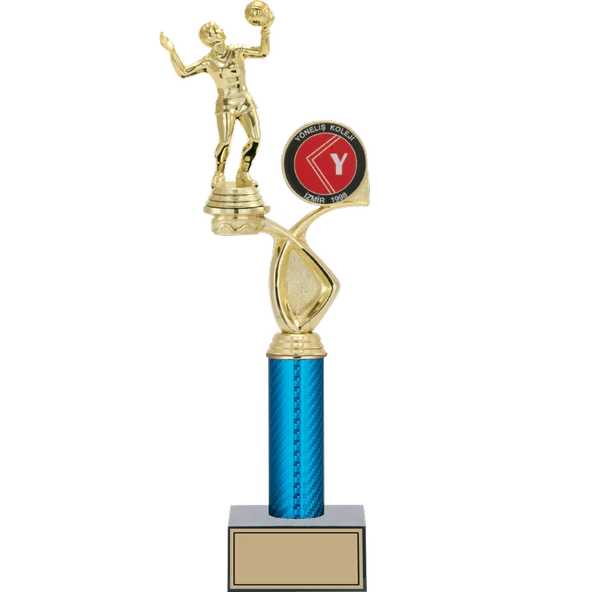 ODAK KUPA - Figürlü Kupalar - Voleybol Kadın Figürlü Kupalar FG-017 A - 40 cm ürün görseli 1