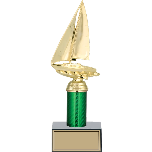 ODAK KUPA - Figürlü Kupalar - Yelken Figürlü Kupalar FG-006 C - 28 cm ürün görseli 1