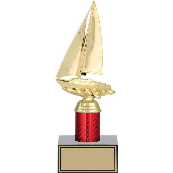 ODAK KUPA - Figürlü Kupalar - Yelken Figürlü Kupalar FG-004 C - 25 cm ürün görseli 1