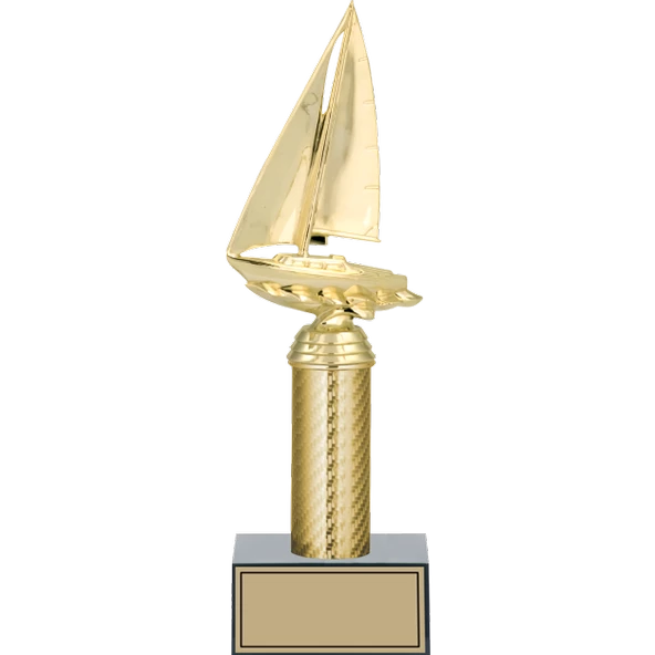 ODAK KUPA - Figürlü Kupalar - Yelken Figürlü Kupalar FG-007 B - 30 cm ürün görseli 1