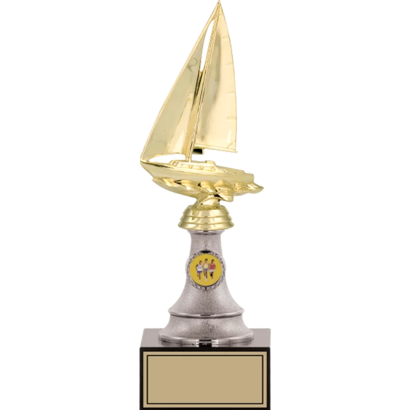 ODAK KUPA - Figürlü Kupalar - Yelken Figürlü Kupalar FG-010 B - 29 cm ürün görseli 1