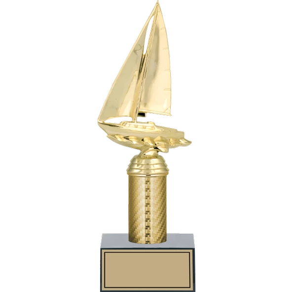 ODAK KUPA - Figürlü Kupalar - Yelken Figürlü Kupalar FG-007 C - 28 cm ürün görseli 1