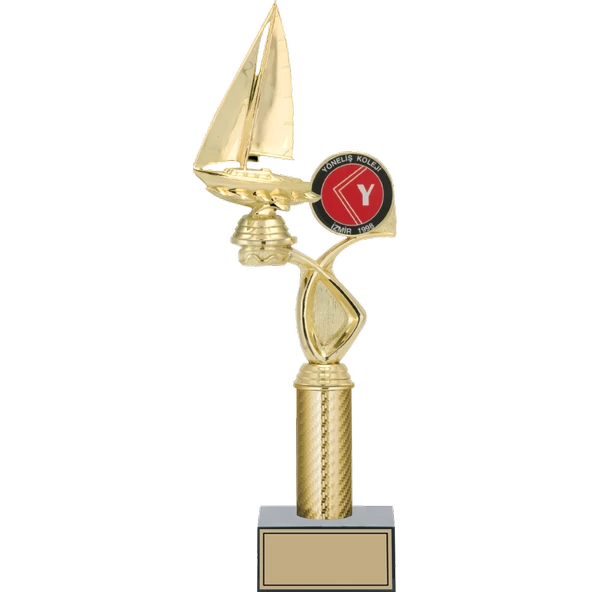 ODAK KUPA - Figürlü Kupalar - Yelken Figürlü Kupalar FG-015 B - 40 cm ürün görseli 1